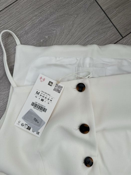 Комтюм літній білий zara