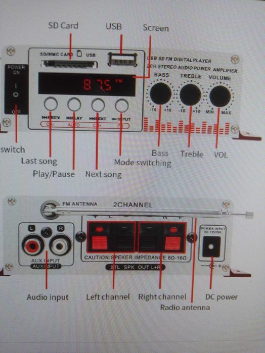Hi Fi Audio Amplituner