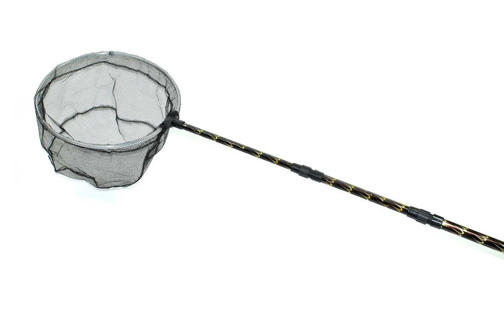 Podbierak z gęstą siatką dobry do oczka wodnego 25cm 160cm