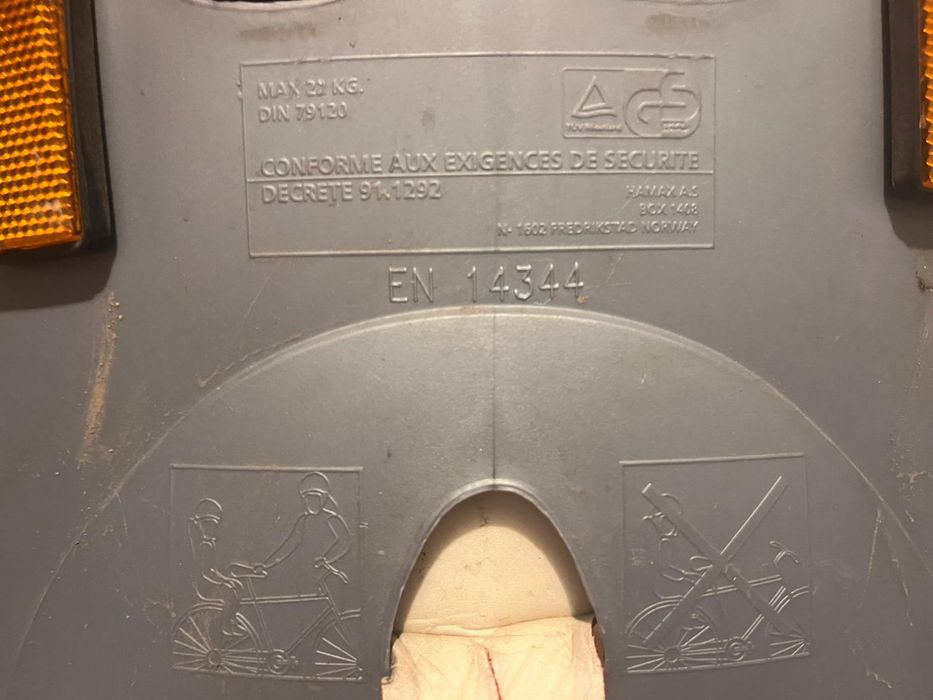 Polisport fotelik rowerowy dziecięcy