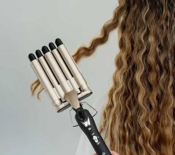 НОВИНКА! Плойка - гофре на п'ять циліндрів для швидкої завивки Стайлер