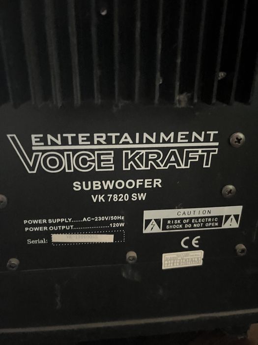 Subwoofer aktywny 7820 Voice Kraft