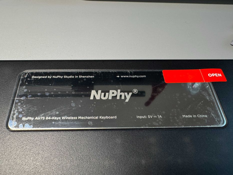 NuPhy Air75 Red switch Бездротова низькопрофільна механічна клавіатура