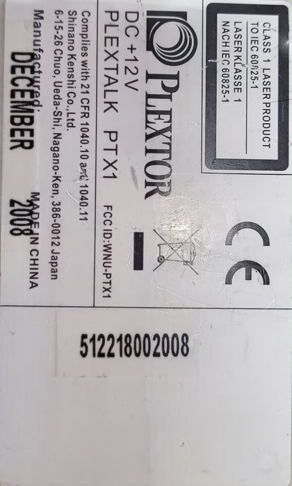 Odtwarzacz Plextor Plextalk PTX1