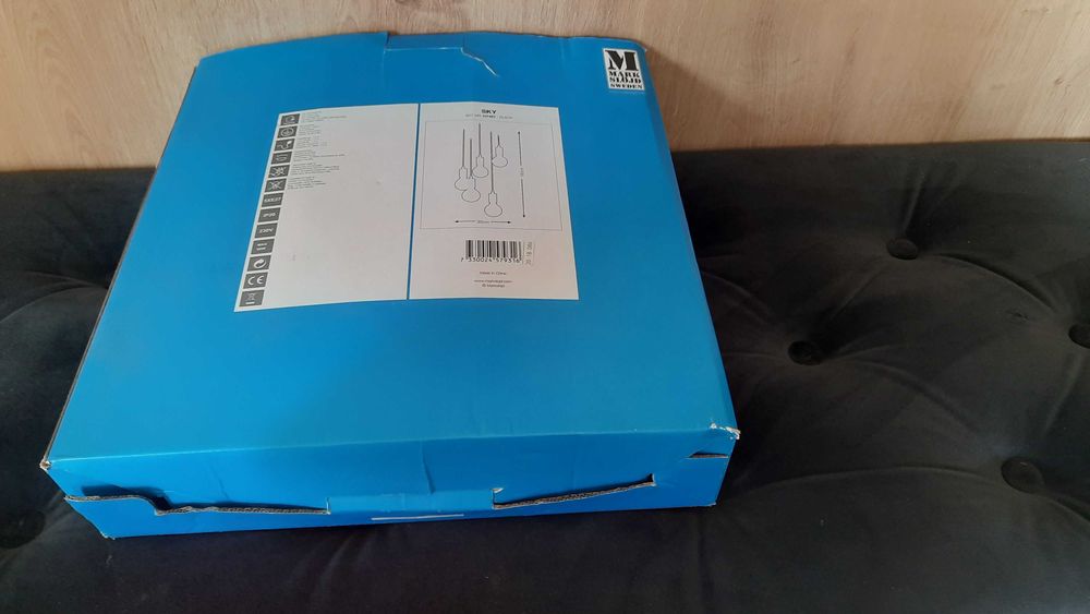 CZARNA LAMPA WISZĄCA LOFT Markslojd Sky Pendant 5L 5x60W E27