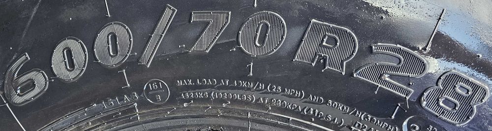Opona 600/70R28 GoodYear *S