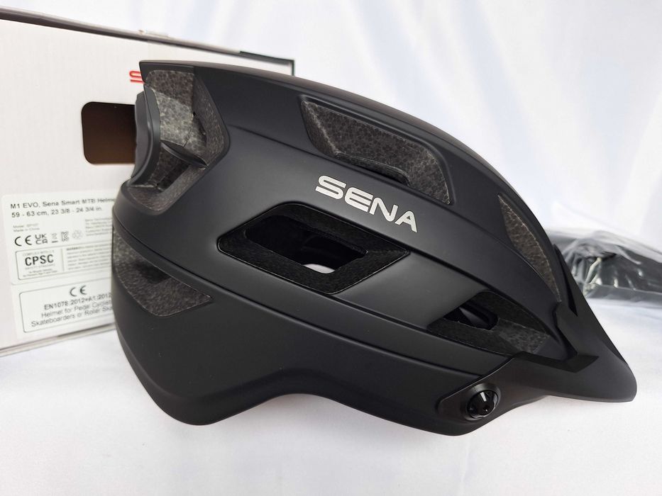 Kask rowerowy Sena Smart MTB Helmet M1 Evo Matt Black L 59-63cm