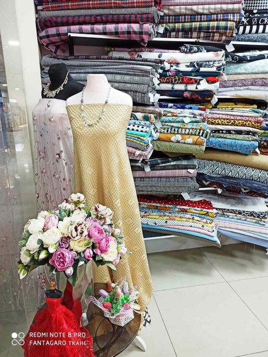 Товар та меблі для відкриття тканевого магазину Швейний бізнес