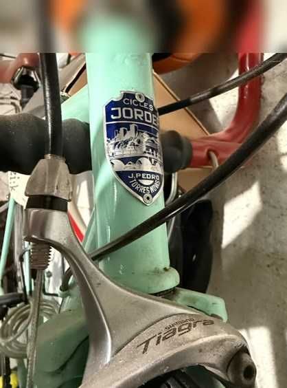 Bicicleta clássica tamanho M (par de rodas extra; quadro ridley)