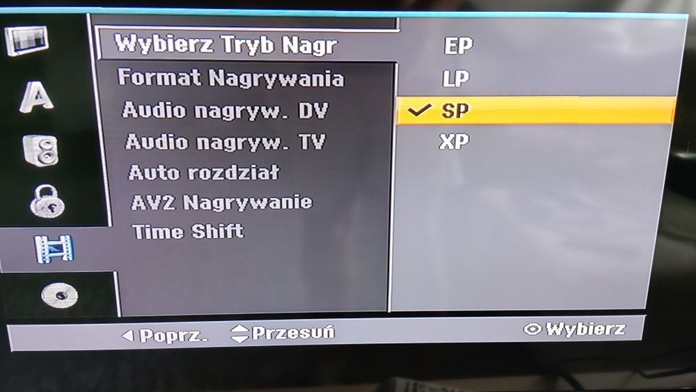 Nagrywarka HDMI DVD HDD LG-MEDION dysk 160GB  Przegraj kasety VHS pilot
