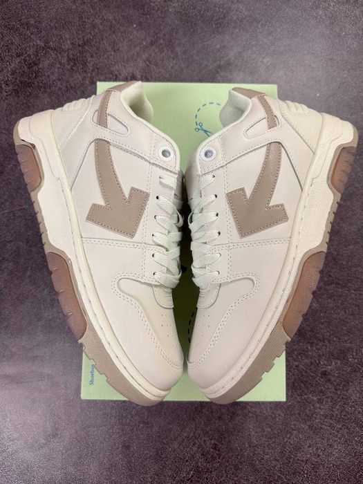 ПРЕМІУМ Кросівки Off White Out of office Beige Brown (37-45)