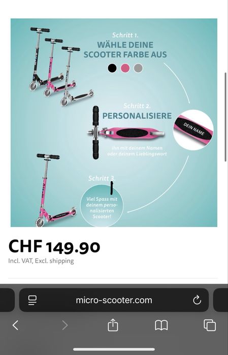 trotinete de manobras