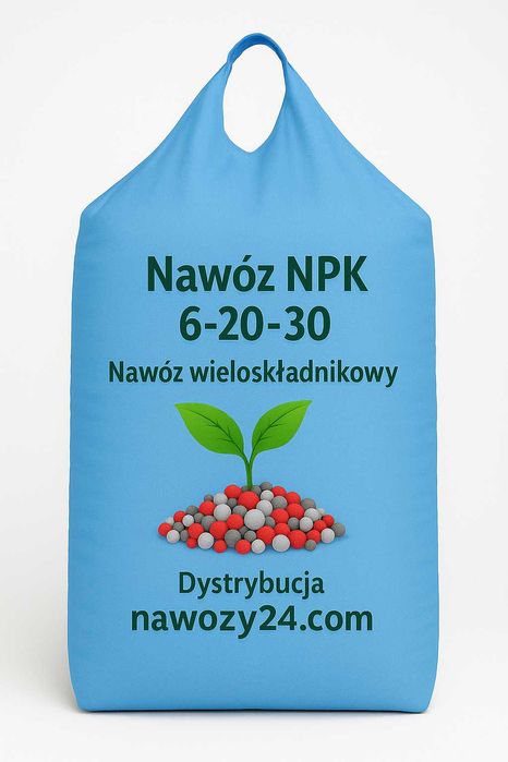 NPK 6-20-30 z siarką , nawóz wieloskładnikowy detal i hurt z dostawą