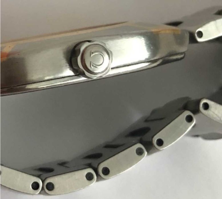 Tytanowo-Złoty 18k Zegarek „Omega Seamaster Polaris” kalendarz, Unisex