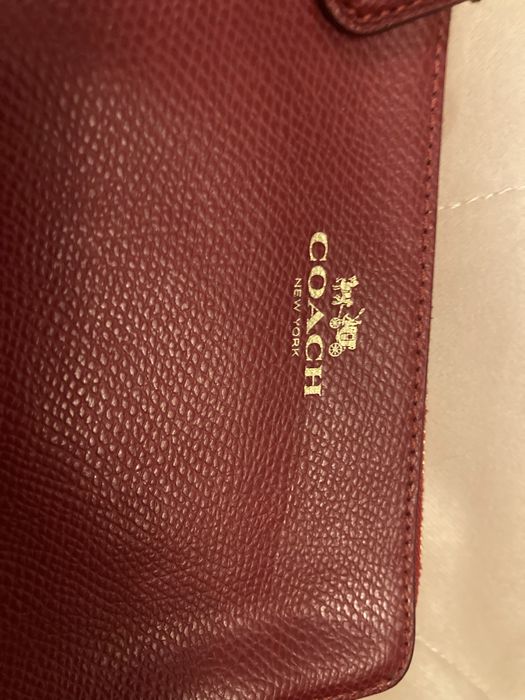 Coach portfel mały skóra