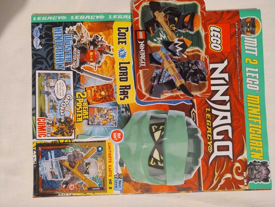 Lego ninjago legacy magazyn cole vs lord ras NOWE