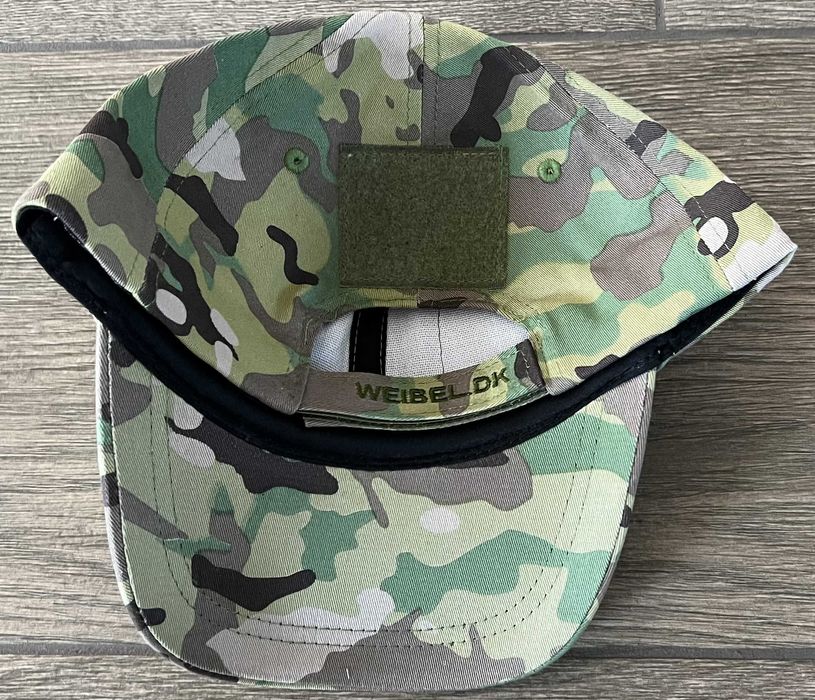 Czapka z daszkiem w kamuflażu MultiCam z rzepem i logo WEIBEL