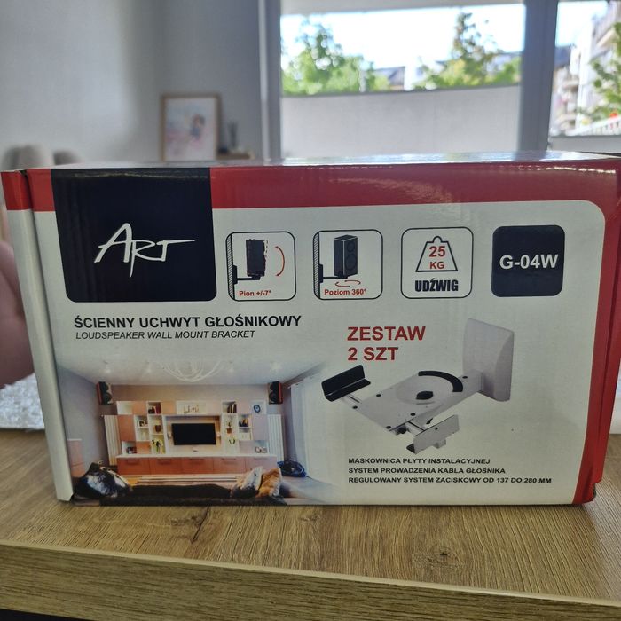 Uchwyty ścienne  pod kolumny podstawkowe