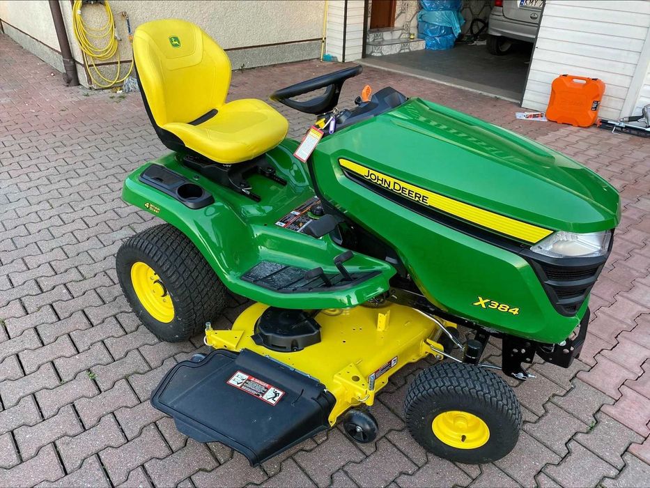 Traktorek kosiarka John Deere x384