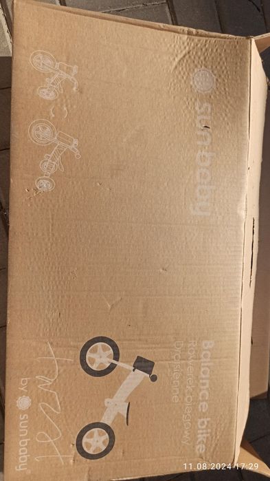 Rowerek sunbaby twist biegowy drewniany 2w1 trzykołowy dwukołowy