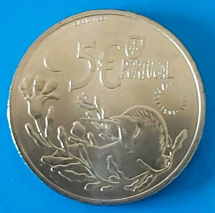 5 Euros de 2023, Portugal, Unicórnio