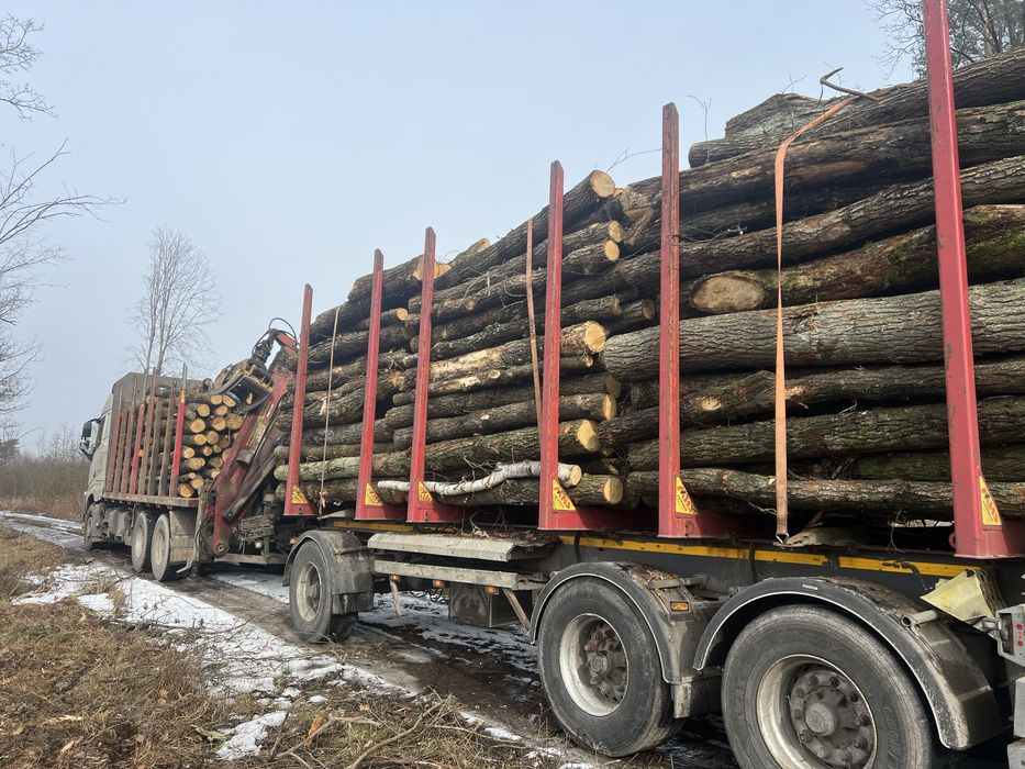 Drewno opałowe w wałkach