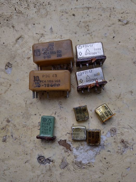 РЭС47 , РПА12 , РЭС43 , РЭС80 , РЭС60 и другие всего 63 шт. б.у.