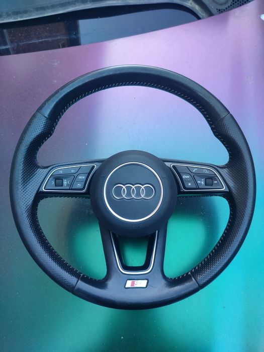 Audi A4 B7 B9 kierownica Sline S-line airbag 8W łopatki