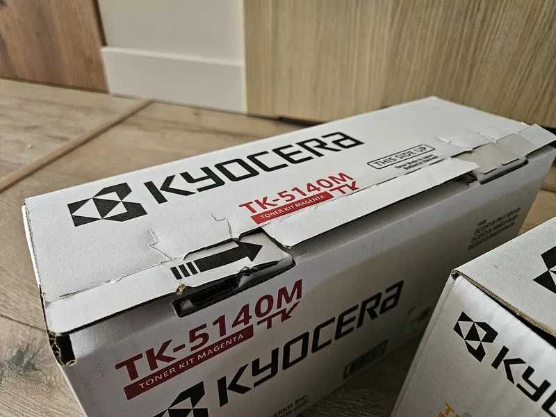 Nowe oryginalne Tonery KYOCERA TK-5140 CENA ZA KOMPLET - CMYK czarny Żółty czerwony niebieski