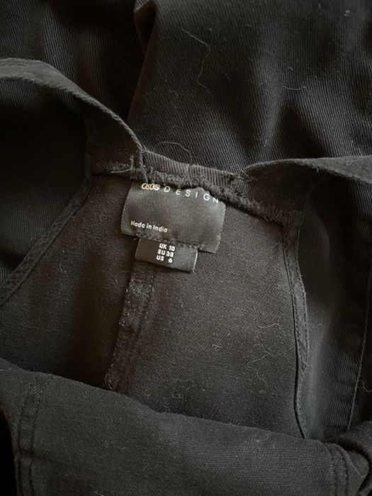 Spodnie ogrodniczki M czarne Assos