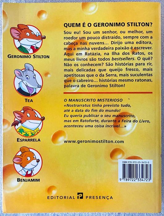 Geronimo Stilton - O Manuscrito Misterioso (Novo)
