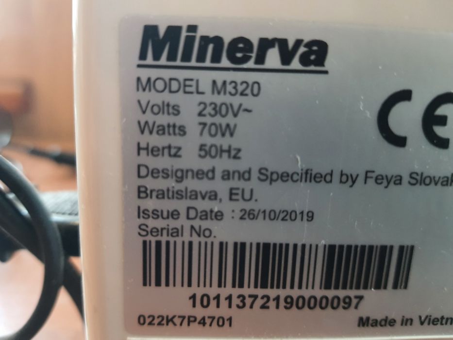 Машинка швейная электрическая Minerva M 320