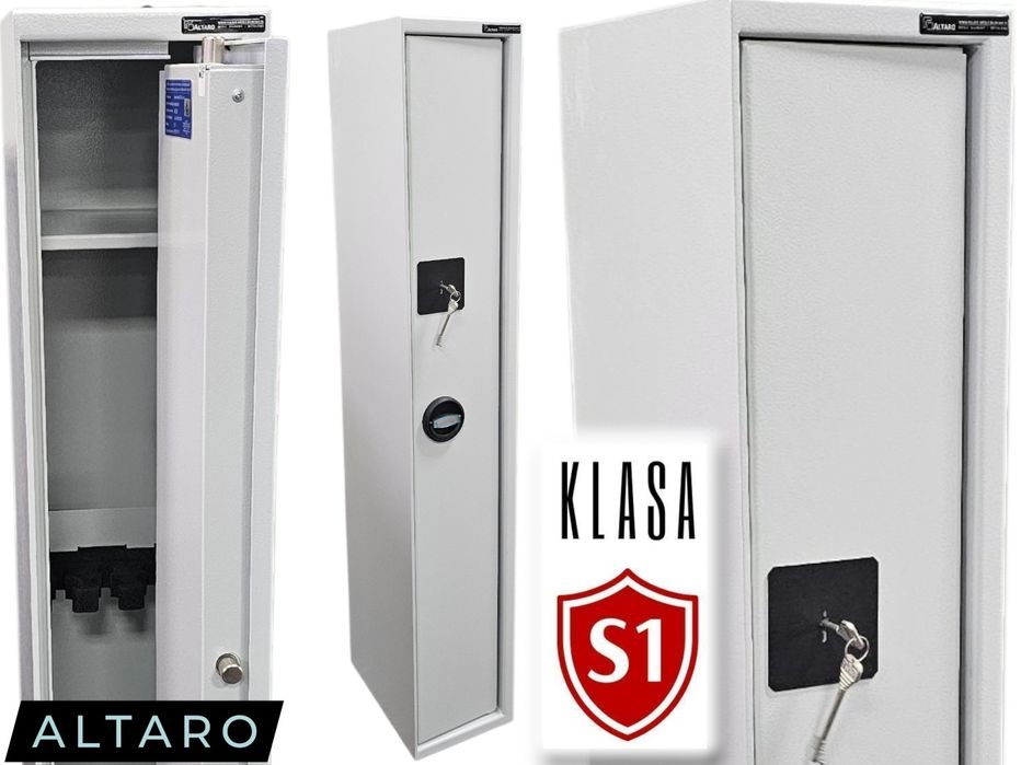 Szafa na BROŃ S1 • sejf na broń długą i krótką • Mieści OPTYKĘ • 150P3