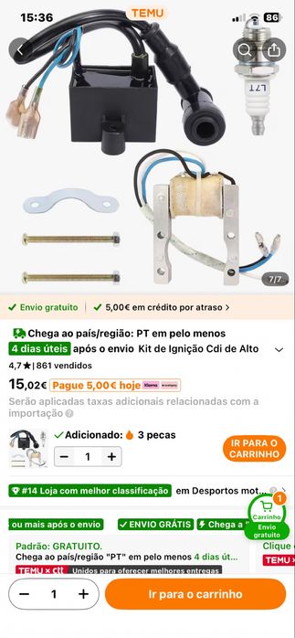 Mobilette 50cc precisa de uma coisa so