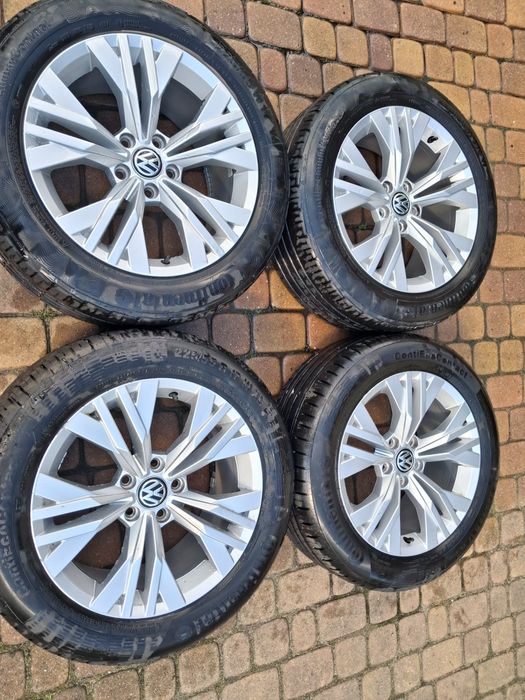 Vw Alltrack koła letnie Continental 225/55/17 ,ET 41, 5x112