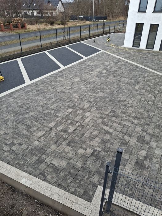 Brukarstwo, kostka brukowa,układanie kostki