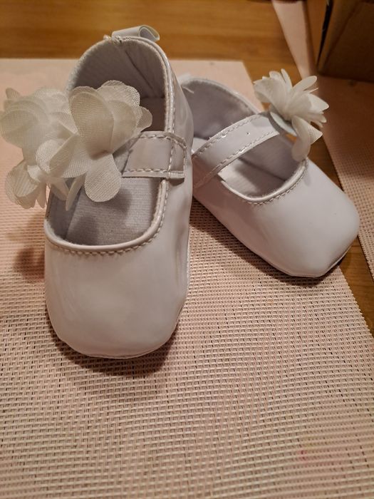 Buciki niemowlęce,  do chrztu, eleganckie