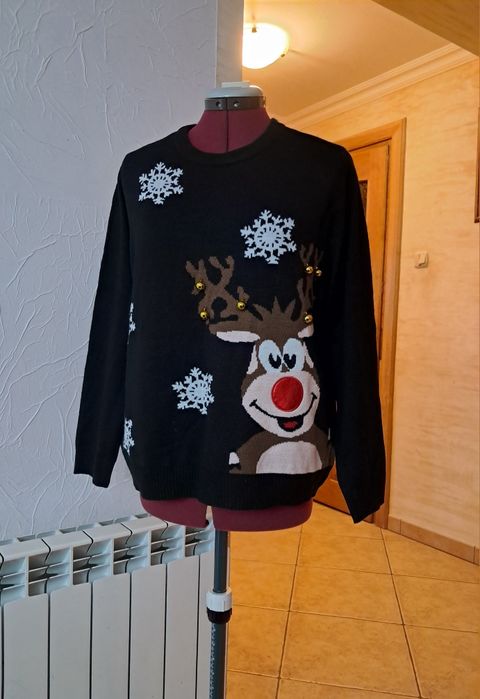 Sweter świąteczny damski  - XL