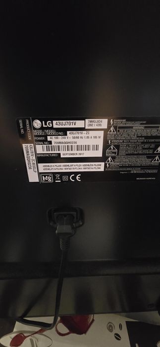 Tv LG 43 polegadas