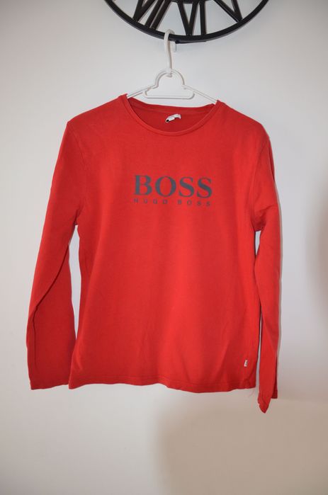 bluzka Hugo Boss czerwona XS 12 lat