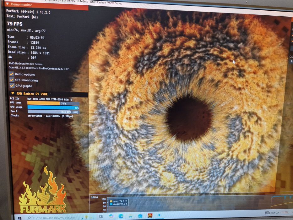 SAPPHIRE R9 290X 4GB 512BIT GDDR5 Відеокарта в гарному стані