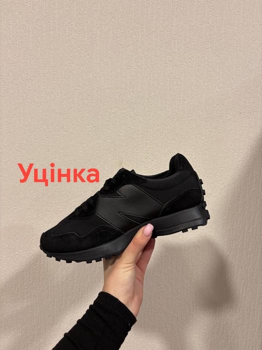 Уцінка! New Balance 327 full Black/Нью беленс 327