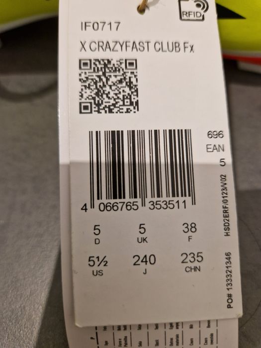 NOWE-Buty korki do piłki nożnej Adidas r.38
