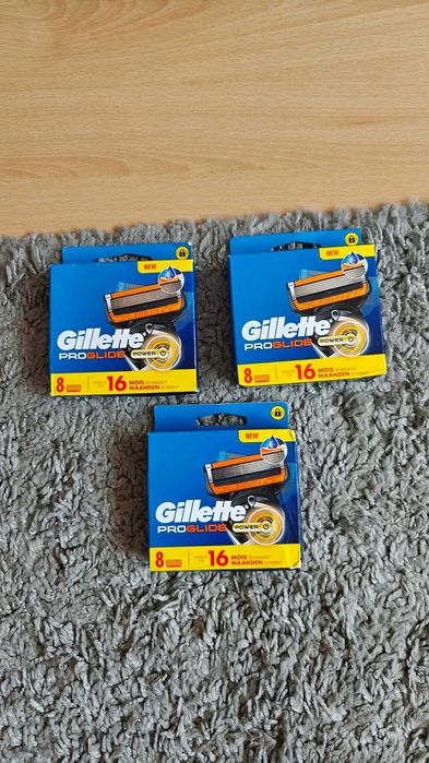 Gillette proglide power 100% oryginał/24 sztuk