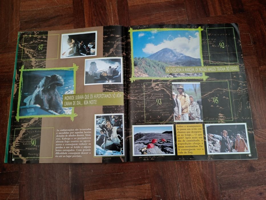 Caderneta incompleta Congo the movie da Panini