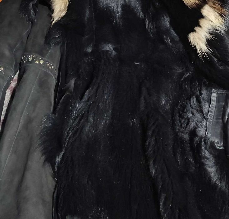 Тепла дублянка з чорнобурки
