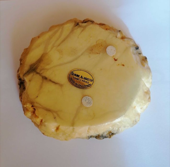 Cinzeiro antigo Alabaster Genoine Itália