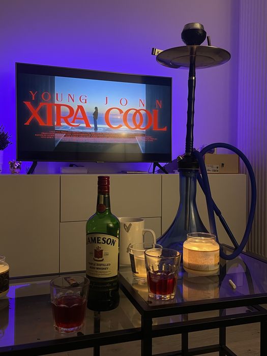 Niebieska shisha fajka wodna