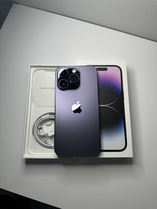 iPhone 14 PRO 128 GB | 100% Kondycji | PIĘKNY!