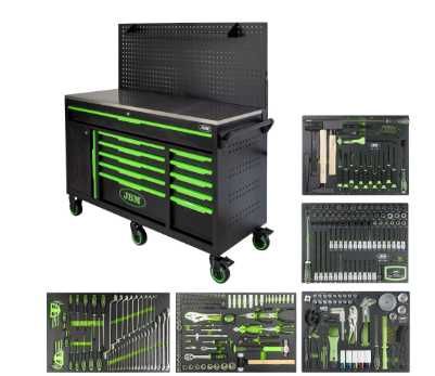 Carrinho Ferram c/ 11 gavetas c/ Painel Perfurado- Montado -REF: 54724